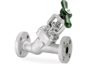 Y-PATTERN GLOBE VALVES - BLOWOFF